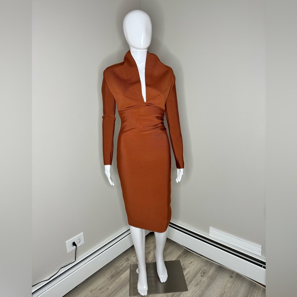 Akira bandage midi dress